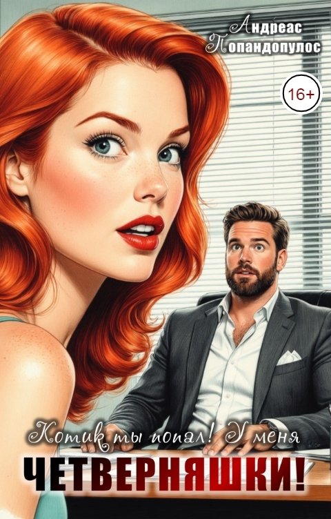 Обложка книги Андреас Попандопулос Котик, ты попал! У меня четверняшки!