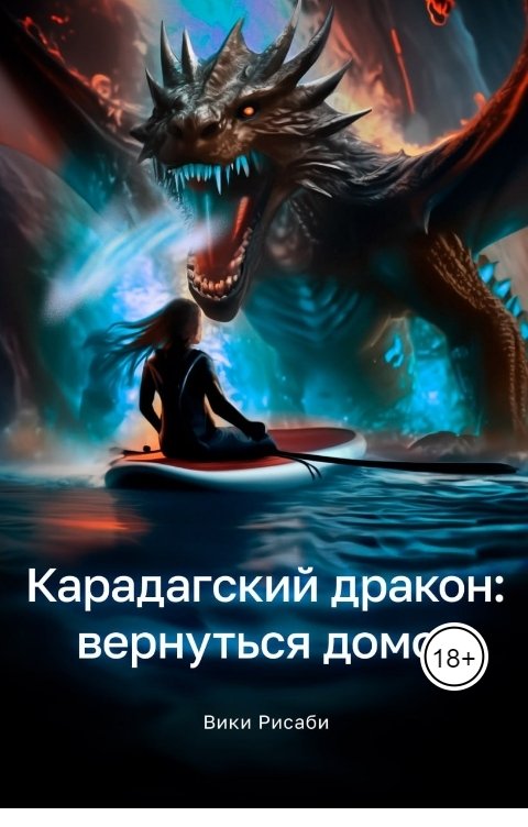 Обложка книги Вики Рисаби Карадагский дракон: вернуться домой