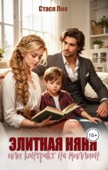 обложка книги Стася Лив "Элитная няня или контракт на миллион"
