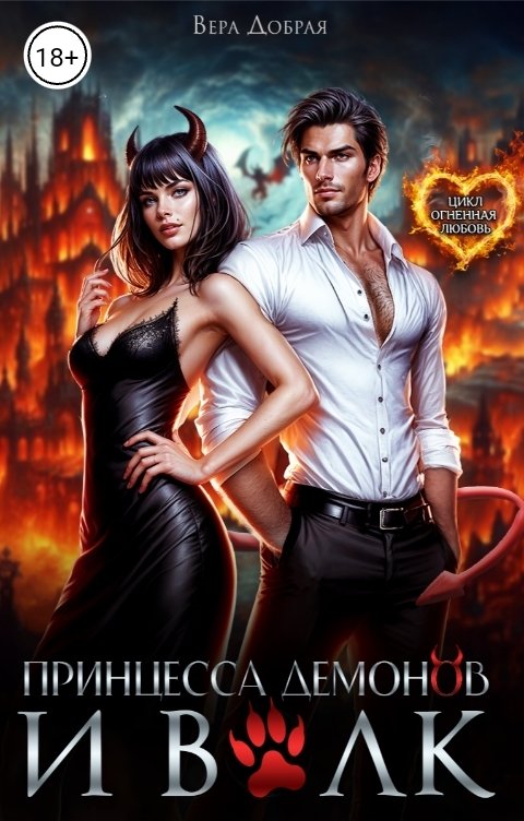 Обложка книги Вера Добрая Принцесса демонов и Волк