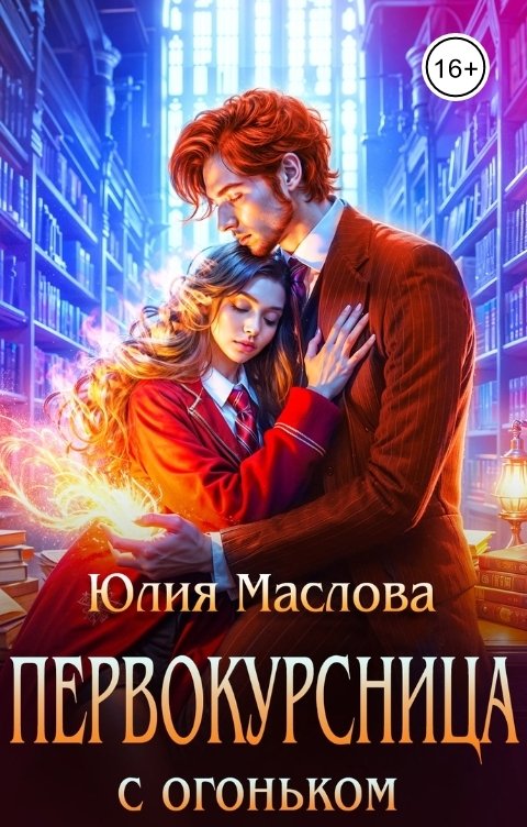 Обложка книги Юлия Маслова Первокурсница с огоньком