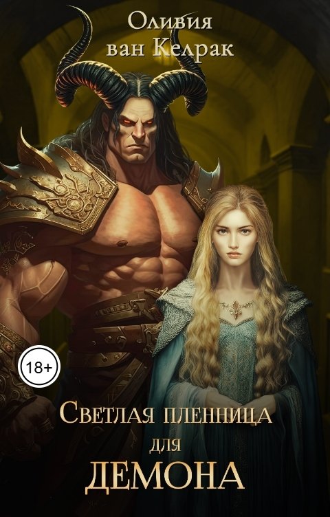 Обложка книги Оливия ван Келрак Светлая пленница для демона