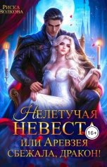 обложка книги Риска Волкова "Нелетучая невеста, или Аревзея сбежала, дракон!"