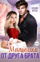 обложка книги Ксения Богда "Малышка от друга брата"