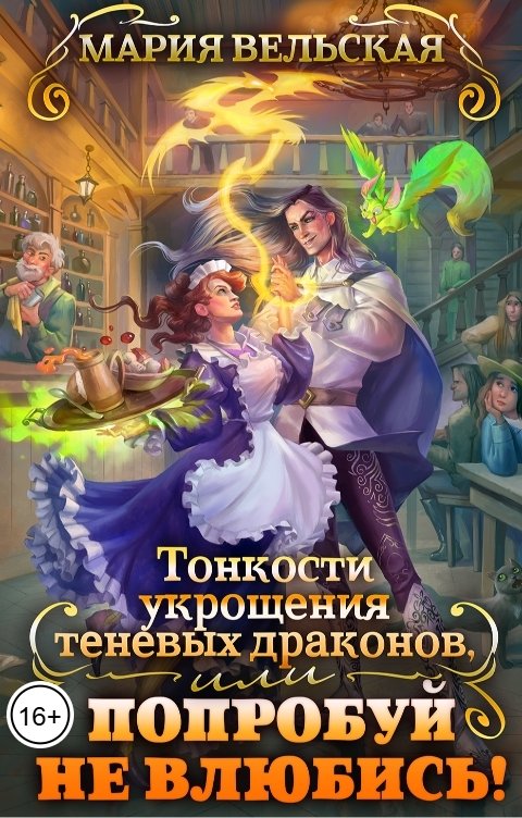 Обложка книги Мария Вельская Тонкости укрощения теневых драконов, или Попробуй не влюбись!