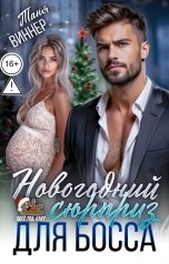 обложка книги Таня Виннер "Новогодний сюрприз для босса"