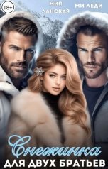 обложка книги Мия Ланская "Снежинка для двух братьев"