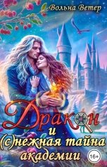 обложка книги Вольна Ветер "Дракон и (с)нежная тайна академии"
