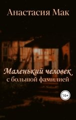 обложка книги АнастасияМак "Маленький человек с большой фамилией"