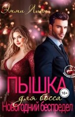обложка книги Эмми Линн "Пышка для босса. Новогодний беспредел"