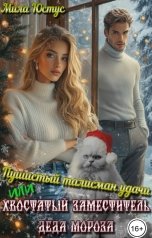 обложка книги Мила Юстус "Пушистый талисман удачи или хвостатый заместитель Деда Мороза"