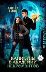 обложка книги Аликс Гифт "Каникулы в академии некромантов"