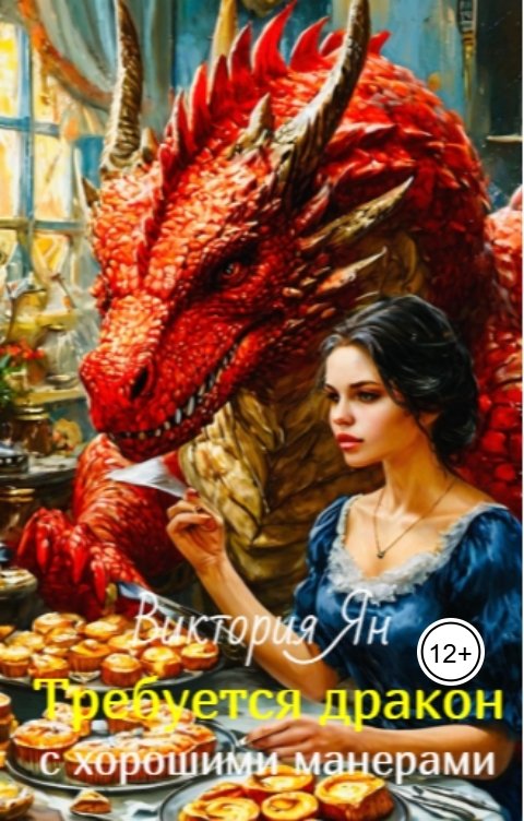 Обложка книги Виктория Ян Требуется дракон с хорошими манерами