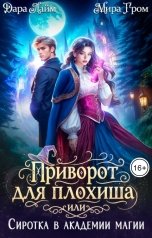 обложка книги Дара Лайм, Мира Гром "Приворот для плохиша, или Сиротка в академии магии"