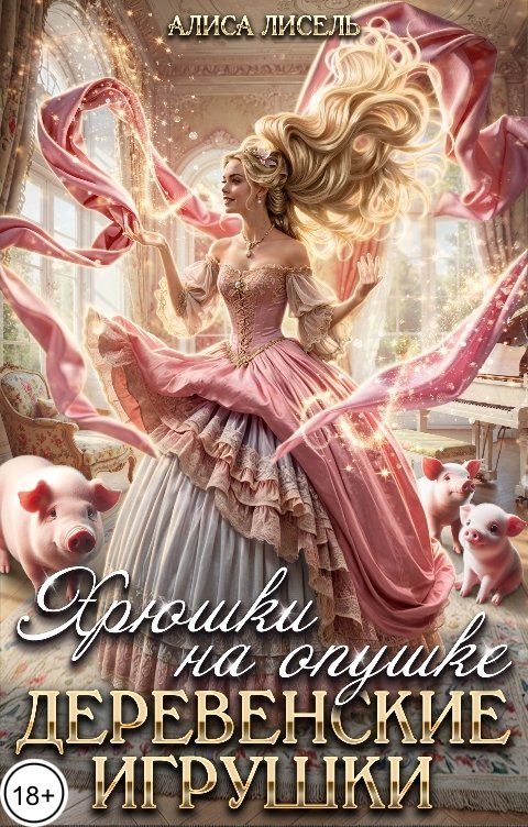 Обложка книги Алиса Лисель Хрюшки на опушке. Деревенские игрушки