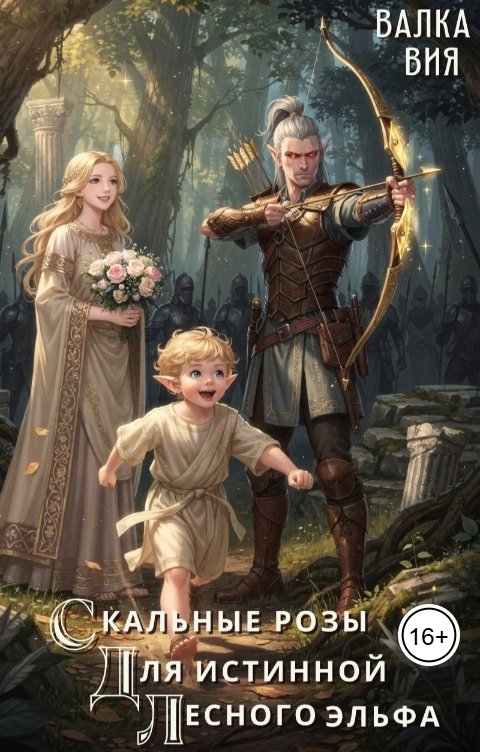 Обложка книги Валка Вия Скальные розы для истинной лесного эльфа