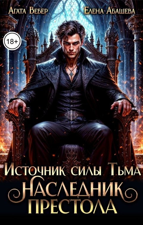 Обложка книги Агата Вебер Источник силы Тьма. Наследник престола