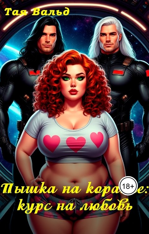 Обложка книги Тая Вальд Пышка на корабле: курс на любовь