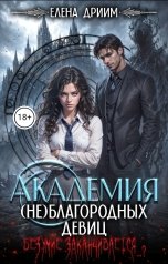 обложка книги Елена Дриим "Академия (не)благородных девиц. Безумие заканчивается...?"