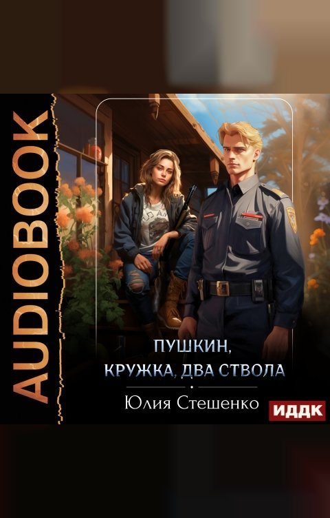 Обложка книги ИДДК Пушкин, кружка, два ствола