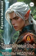 обложка книги Кристи Майская "Таинственный эльф для ведьмы-недоучки"