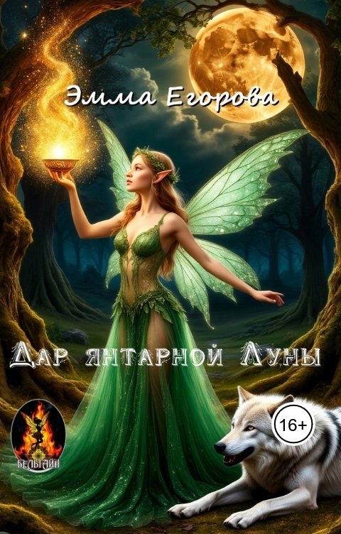 Обложка книги Эмма Егорова Дар янтарной Луны