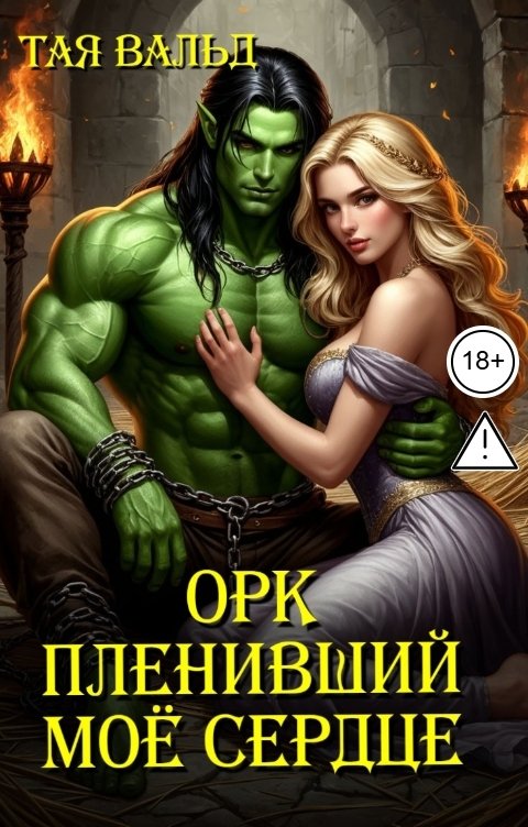 Обложка книги Тая Вальд Орк, пленивший моё сердце