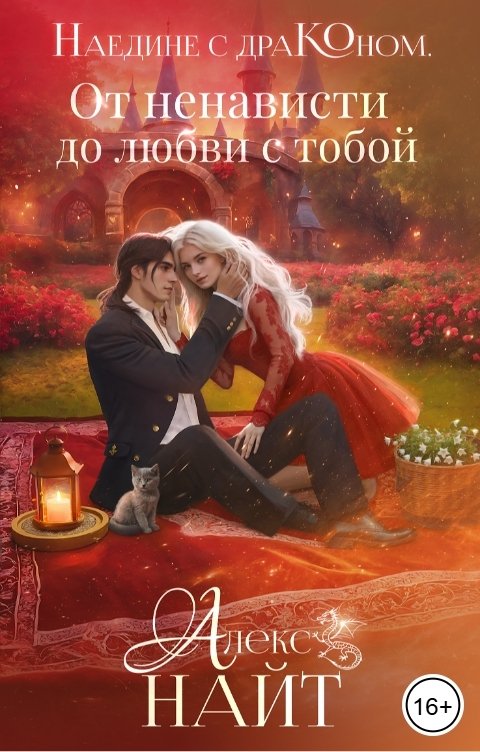 Обложка книги Алекс Найт Наедине с драконом. От ненависти до любви с тобой