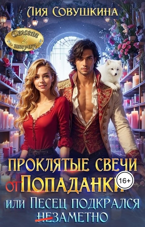 Обложка книги Лия Совушкина Проклятые свечи от попаданки, или Песец подкрался незаметно
