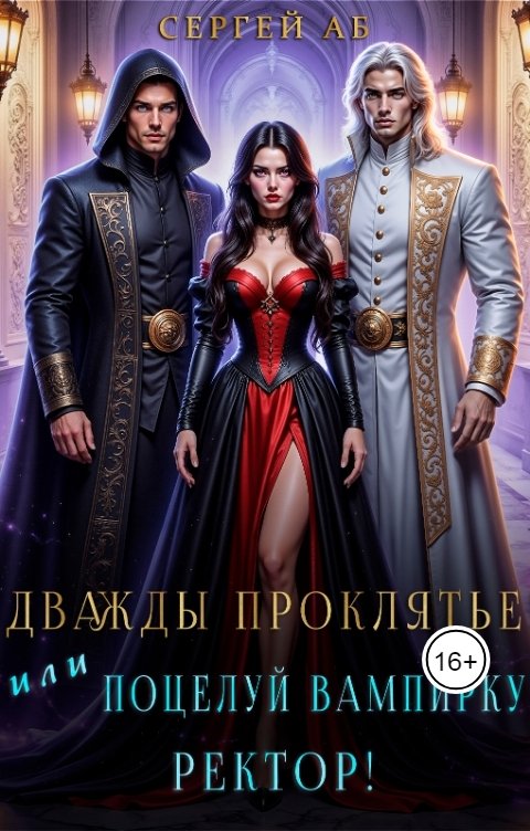 Обложка книги Сергей Аб Дважды Проклятье! Поцелуй Вампирку, Ректор!