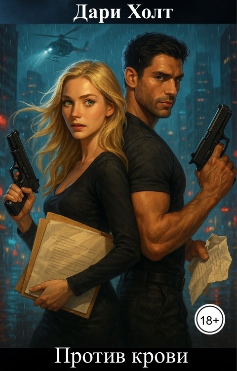 Обложка книги Дари Холт Против крови