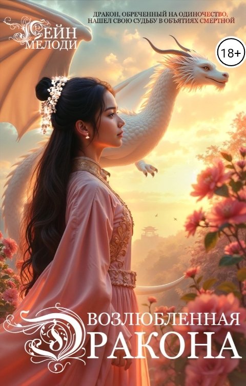 Обложка книги Мелоди Лейн Возлюбленная Дракона