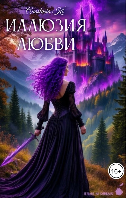 Обложка книги Анастасия Ки Иллюзия любви