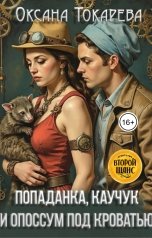 обложка книги Оксана Токарева "Попаданка, каучук и опоссум под кроватью"