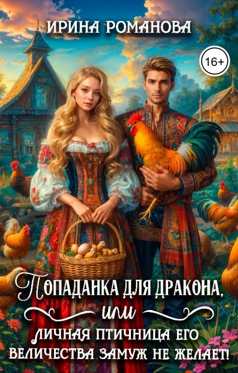 Обложка книги Ирина Романова Попаданка для дракона, или Личная птичница Его Величества замуж не желает!