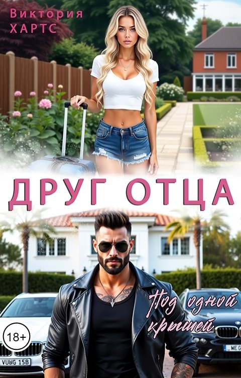 Обложка книги Виктория Хартс Друг отца. Под одной крышей.