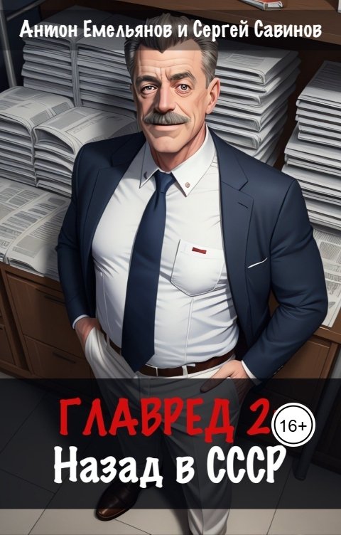 Обложка книги Антон Емельянов и Сергей Савинов Главред: назад в СССР. Книга 2
