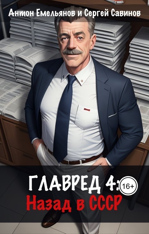 Обложка книги Антон Емельянов и Сергей Савинов Главред: назад в СССР. Книга 4