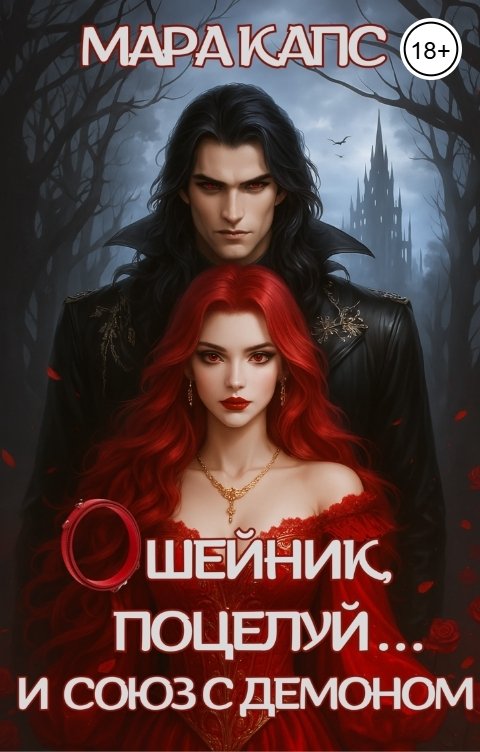 Обложка книги Мара Капс Ошейник, поцелуй... и союз с демоном