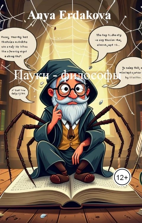 Обложка книги Anya Erdakova Пауки - философы