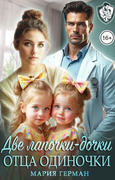 Обложка книги Мария Герман Две лапочки - дочки отца одиночки