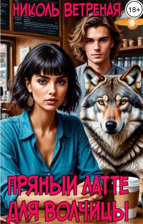 Обложка книги Николь Ветреная Пряный латте для Волчицы