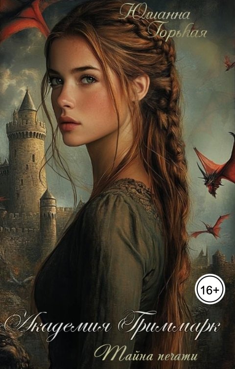 Обложка книги Юлианна Горькая Академия Гриммарк. Тайна печати