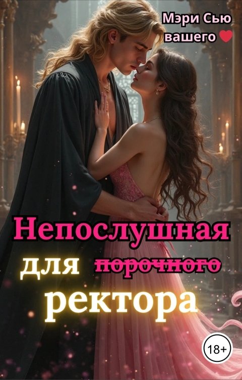 Обложка книги Мэри Сью вашего сердца Непослушная для порочного ректора