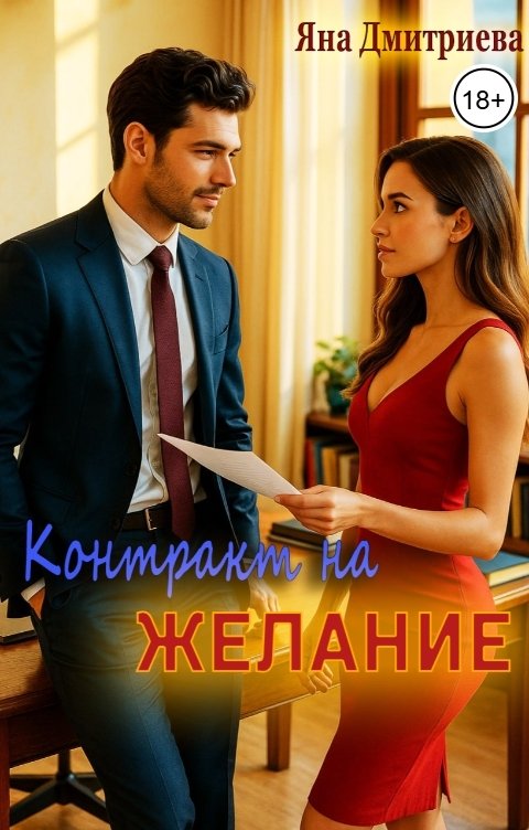Обложка книги Яна Дмитриева Контракт на желание