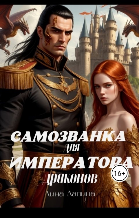 Обложка книги Лина Лапина Самозванка для императора драконов