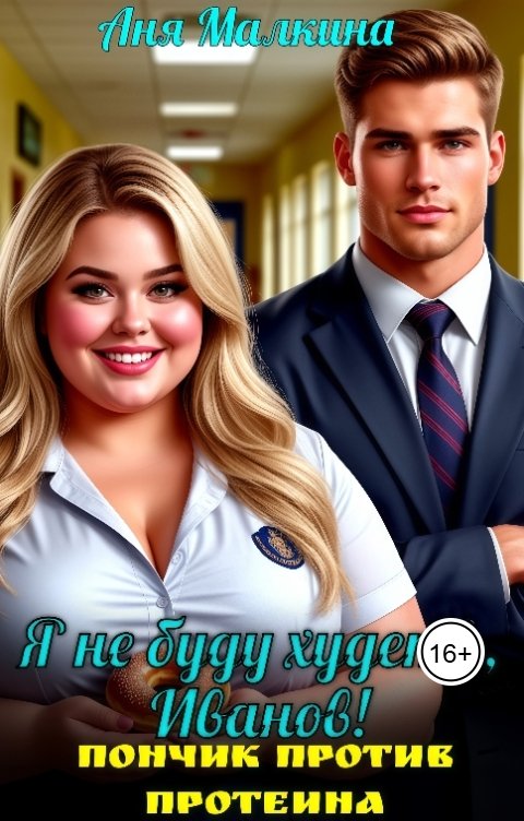 Обложка книги Аня Малкина Я не буду худеть, Иванов! Пончик против протеина