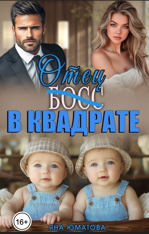 Обложка книги Яна Юматова Босс-отец в квадрате