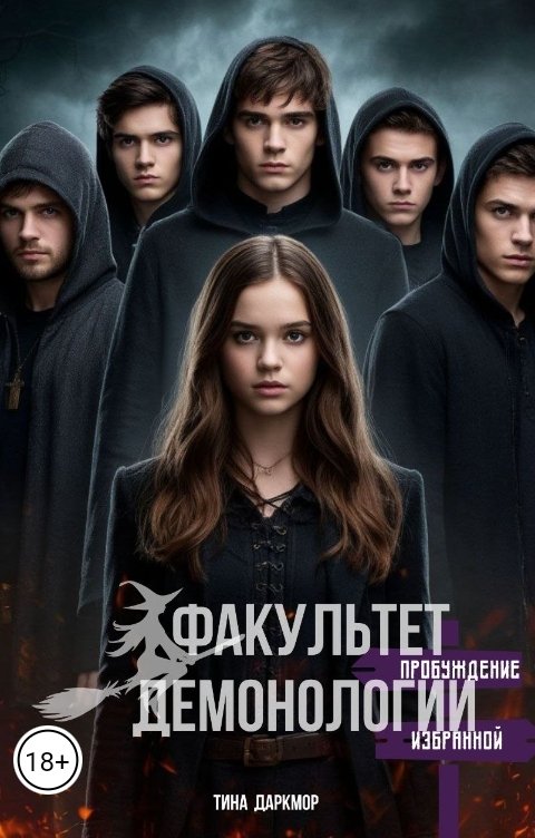Обложка книги Тина Даркмор Факультет Демонологии: пробуждение избранной