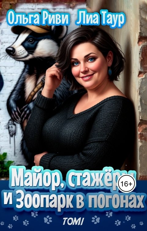 Обложка книги Ольга Риви Майор, стажёры и зоопарк в погонах. Том 1